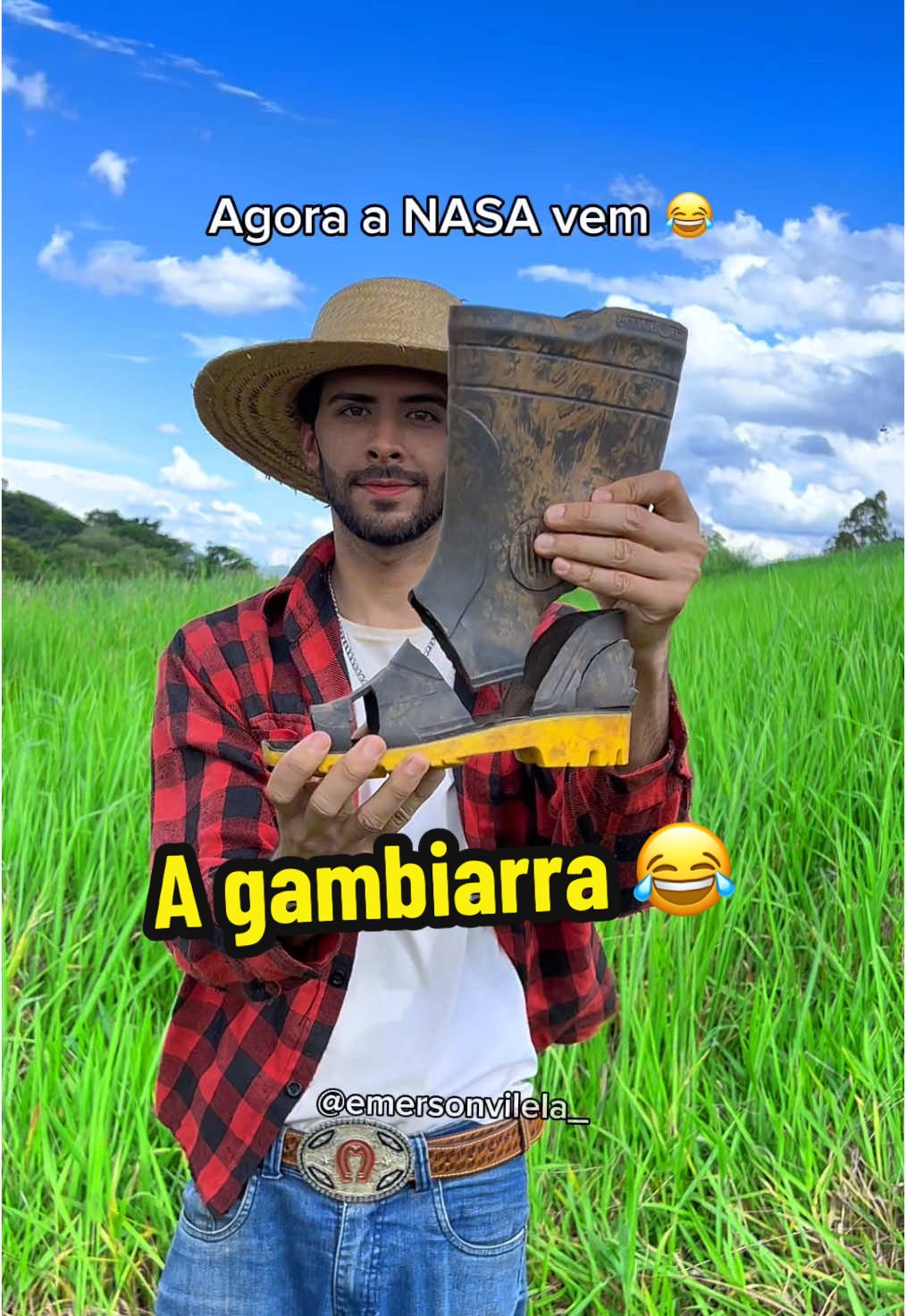 O QUE ACHARAM DESSA GAMBIARRA? 😂 #gambiarra #agoraanasavem #caipira #roceiro #umcaipiranopedaco #viral #fy 