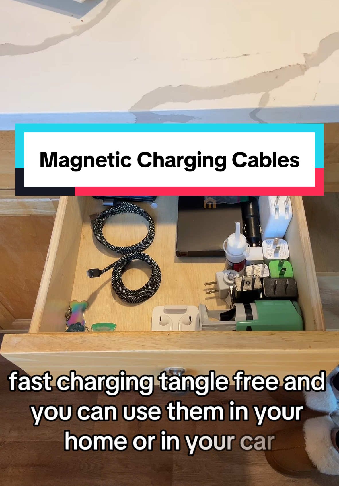 TikTok shop win! I absolutely LOVE these charging cables 😍 #chargingcable #tiktokshop #phonecharger #magnetic #magneticchargingcable #charge #chargingcord #tanglefree #tiktokshopmademebuyit #tiktokshopfinds #holidays #christmas #gifts #giftideas #herrbol 