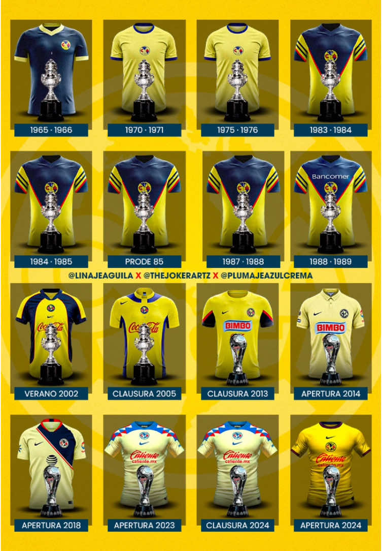 16 Razones para Amar u Odiar al Club América 🦅💛 . . . . . . #ClubAmérica #EstoEsAmérica #SomosAmérica #SomosÁguilas #Azulcrema #Águilas #SiempreÁguilas #LigaMX #futbol #ElMásGrande #ÓdiameMás #Bicampeón #Bicampeones #Tricampeones #LinajeÁguila #G16ANTESDEMÉXICO 