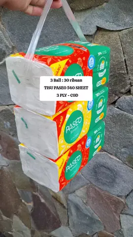 5 Ball : 50 ribuan      TISU PASEO 540 SHEET 3 PLY - COD      #tisumurah #tisuwajah #tisupaseo 