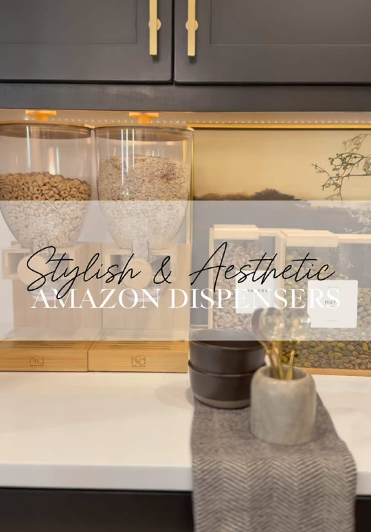 Here is the link to ahop this look. 👇 https://liketk.it/50pVT Shop my home in my bio  Upgrade your kitchen with affordable, aesthetic dispensers from Amazon!  Perfect for cereals, rice, pasta, and more — stylish storage made simple. ❤️ #KitchenOrganization #PantryGoals #AestheticStorage #CerealDispenser #RiceStorage #PantryEssentials #AmazonFinds #KitchenDispenser #StorageSolutions #FoundItOnAmazon #AmazonHome