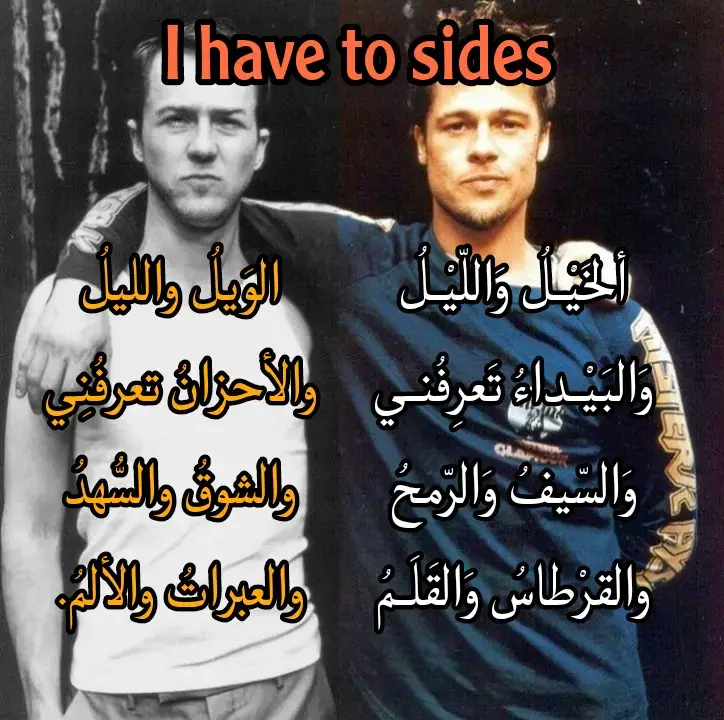 I have two sides  #احمد_حلمي #real #fyp 