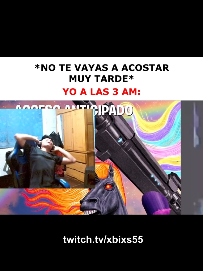 *No te vayas a acostar muy tarde* Yo a las 3 am: #when #random #parati #pov #memes #tiktoks #yoalas3am #twitchclips #twitchperu #twitch #viralvideos #foruyou #justchatting #robloxfyp #fortnite #fortnitememes #fortnitefunny #fortniteballistic 