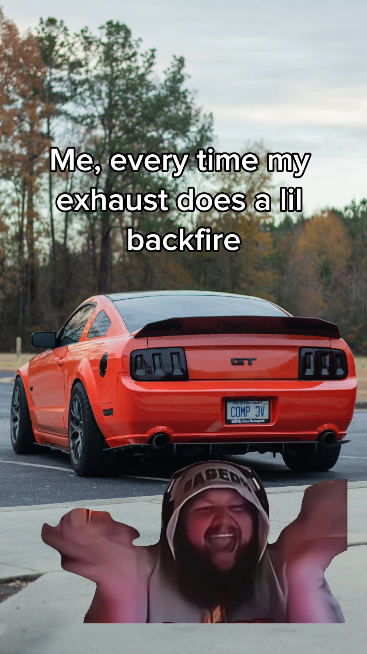 This is so dumb but kinda funny  #mustang #car #cars #carsoftiktok #meme #capcut 