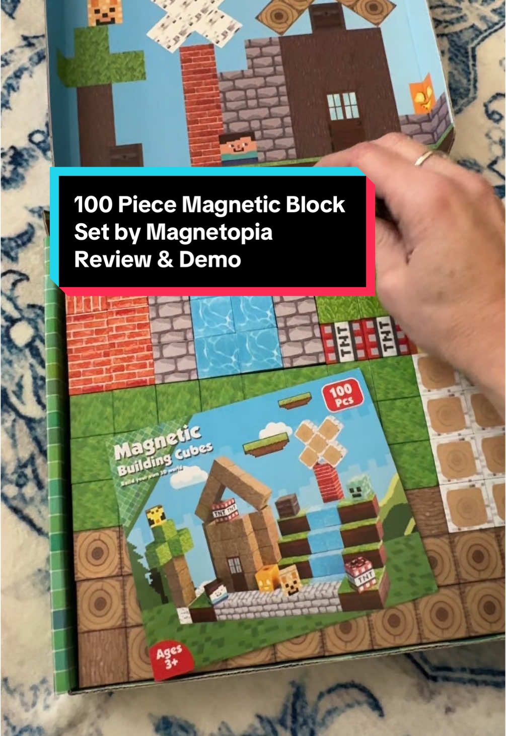 These @Magnetopia magnet blocks are amazing quality! They are lightweight which makes them easier to magnetize together for a lot of different variations of builds. #MagneticBlocks #magnetopia #BuildingBlocks #STEMToys #MagneticCubes #EducationalToys #CreativePlay #ToyForKids #KidsToys #BrainBuilding #ToddlerActivities #MagnetToys #SensoryPlay #ViralToys #TikTokFinds #ShopTikTok #ToyTrends #ParentingHacks #GiftsForKids #LearningThroughPlay #TikTokShopMustHaves #MagneticBuildingBlocks #HandsOnLearning #ToyReview #ScreenFreePlay #BuildingFun #ImaginativePlay #SmartToys ##ttstakeover##brandselect##TikTokShopCreatorPicks##mademyyear##TikTokHolidayHaul ##tiktokshoppicks##toptierdecember##winterfinds##beautyfinds##ShopToysandTots##giftsforkids##toys##toysforkids##Christmasgiftideas##ChristmasGiftsForKids##ChristmasGifts##motorskills##stem##STEMTok