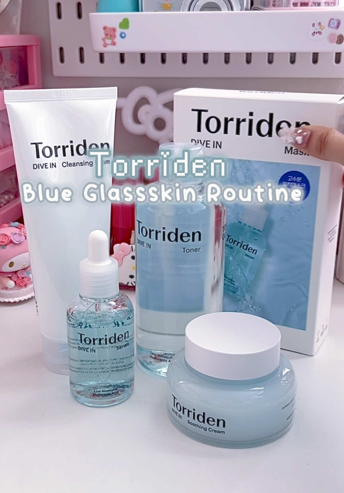 Blue winter skincare routine with Torriden!! ₊˚ʚ 🧊 ₊˚✧ ﾟ. @TORRIDEN US #kbeauty #skincare #winter #glassskin #koreanskincare #wonyoungism #blue #fyp #dontletthisflop #viralvideo #skincareroutine 