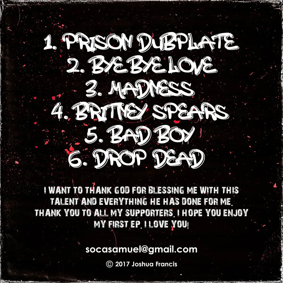 Criminal EP 🔥🔥🔥🔥🔥 Criminal EP was originally released on Soundcloud 06/06/2017. My debut multigenre project consisting of dancehall reggae, grime, house, pop and punk rock music. I am extremely proud of this body of work. I want to thank God for blessing me with this talent and everything he has done for me. Thank you to all my supporters. I hope you enjoy my first EP. I love you! #CriminalEP #Dancehall #Grime #House #Pop #Punk #Soundcloud #SocaSamuel #TheRedIndian #DuttyDawg 