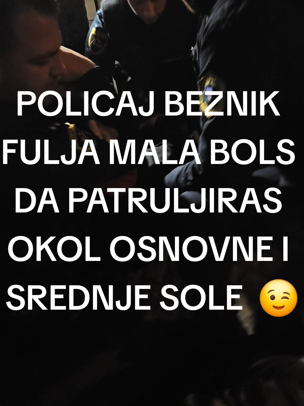 N.AJE.BAL STE GAA 😉#fypシ #foryou #fyp #fypage #viralvideo #viral #cc #POLICIJA #policija #🍌 #1312 