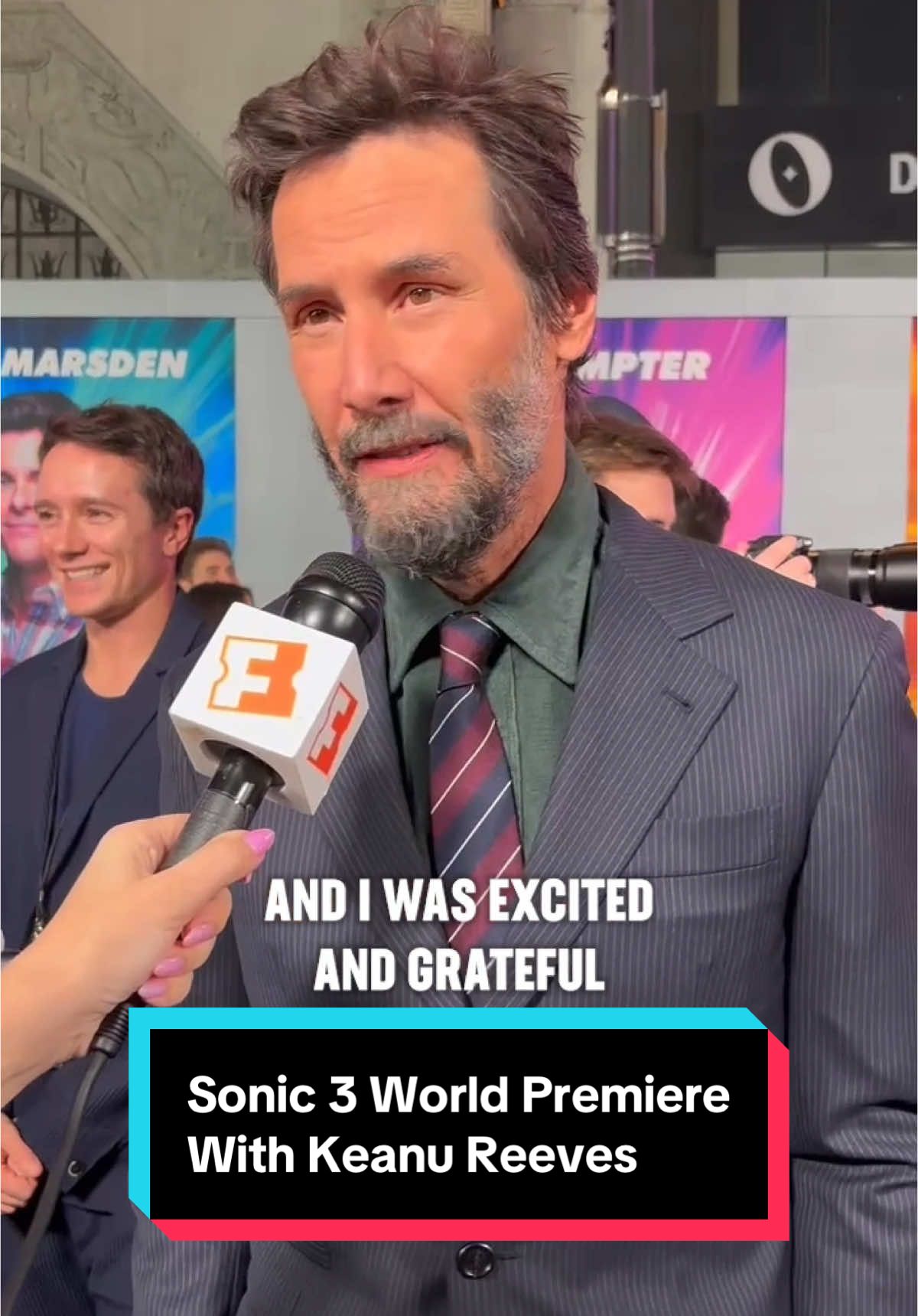 Keanu Reeves broke down how he approached the role of Shadow in #SonicMovie3. See his work come to life in theaters this Friday! Get your tickets now at the link in bio. #keanureeves #sonic3 #sonicthehedgehog #movietok #filmtok 