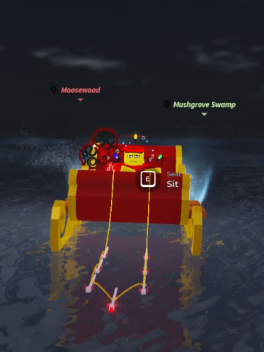 How To Get The New Santa Sleigh Boat In Fisch #fisch #roblox #fyp 