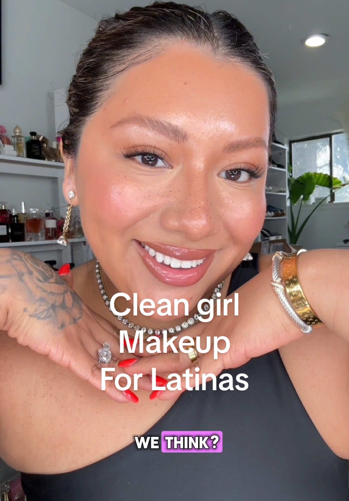 🫧Clean girl makeup for the Latina Baddies🔥 #cleangirlmakeup #haileybieber #haileybiebermakeup #cleangirllook #latinamakeup #grwmmakeup #grwm #cleangirl #makeuptutorial  