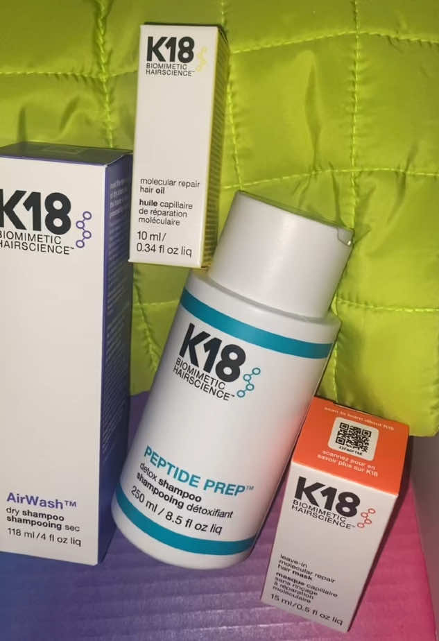 Love themmm💕@K18 Hair  #k18 #k18hair #hair #haircare #hairtok #women #damagedhair 