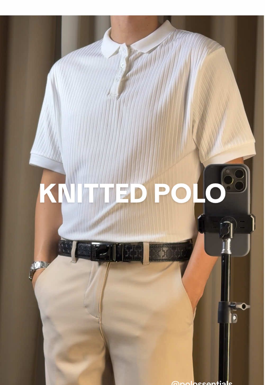 Lakas maka pogi ng gantong polo😉 Checkout muna yan! #knittedpolo #menspolo #poloformen #polo #knitpolo #OOTD #outfitideas #polooutfits #polossentials #achsawakepolo 