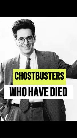 Ghostbusters  Actors Who Have Sadly Died. #actor #ghostbusters #haroldramis #davidmargulies #1min