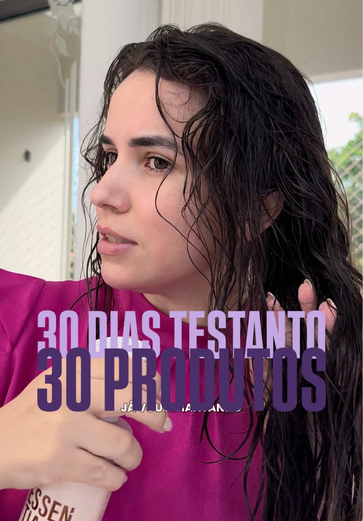 Dia 2: o escolhido foi o kit ESSENTIAL de BRAÉ. Será que vai da certo no meu cabelo? 💕💚 Me conta se você já usou esse kit e qual o próximo produto que devo testar. #review #braé #braehaircare #testandoprodutos @Braé #essentialbrae  #resenha #30dias30produtos #belezasimples #essential #haircare #ugccreator #ugcbrasil  #dia2 