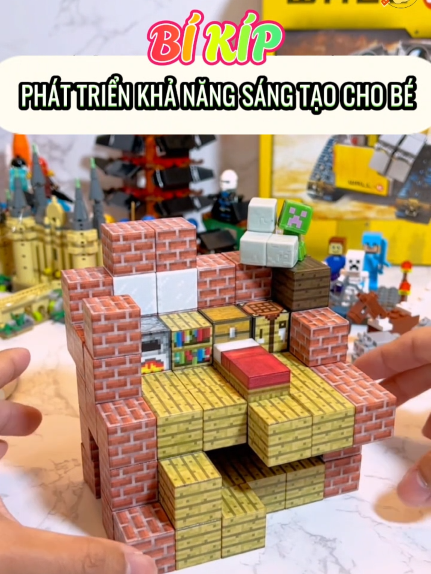 Cùng Con Sáng Tạo Với Set Cubic Miinecraft Siêu Khủng #BA #bigcitybuy #xuhuongtiktok #xuhuong #viralvideo #videoviral