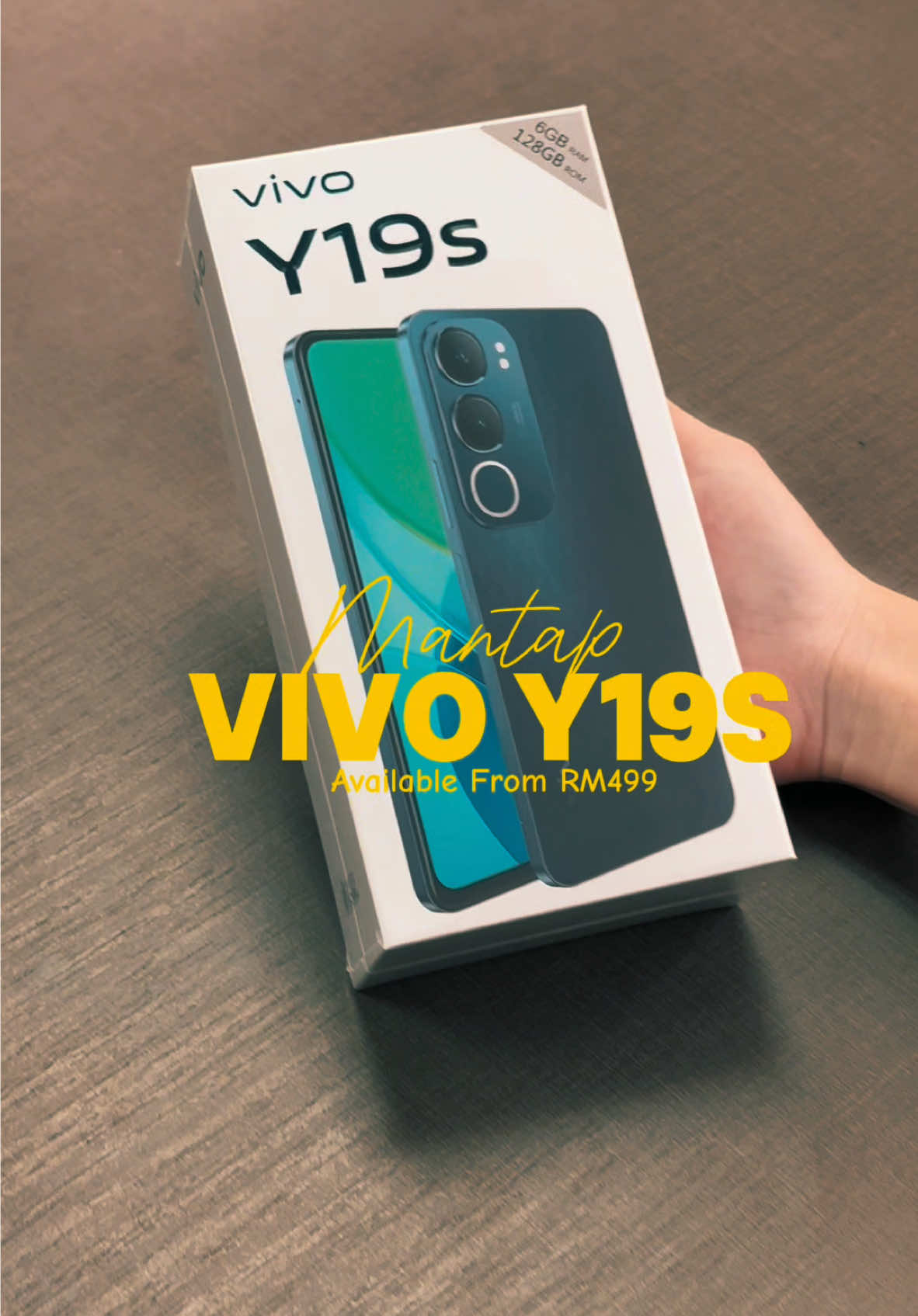 🔥 𝐌𝐀𝐍𝐓𝐀𝐏 𝐁𝐔𝐃𝐆𝐄𝐓 𝐊𝐈𝐍𝐆 ! 👑💯 - #vivoY19s Available From RM499 ! 😊 Price 💰: 12 + 128 : RM499 🔥 16 + 256 : RM599 🔥 🌟 𝘃𝗶𝘃𝗼 𝗬𝟭𝟵𝘀 𝗠𝗔𝗡𝗧𝗔𝗣 𝟲 !  ⇪ MANTAP : 𝗗𝗬𝗡𝗔𝗠𝗜𝗖 𝗟𝗜𝗚𝗛𝗧 🌟 ⇪ MANTAP : 𝟱𝟱𝟬𝟬𝗠𝗔𝗛 𝗕𝗜𝗚 𝗕𝗔𝗧𝗧𝗘𝗥𝗬 🔋 ⇪ MANTAP : 𝟯𝟬𝟬% 𝗗𝗨𝗔𝗟 𝗦𝗣𝗘𝗔𝗞𝗘𝗥 🎵 ⇪ MANTAP : 𝗜𝗣𝟲𝟰 + 𝗪𝗘𝗧 𝗛𝗔𝗡𝗗 𝗧𝗢𝗨𝗖𝗛 ✊🏼 ⇪ MANTAP : 𝗦𝗢𝗟𝗜𝗗 𝗔𝗡𝗧𝗜 𝗗𝗥𝗢𝗣 🛡️ ⇪ MANTAP : 𝗔𝗜 𝗛𝗗 𝗣𝗛𝗢𝗧𝗢 + 𝗔𝗜 𝗗𝗢𝗖𝗨𝗠𝗘𝗡𝗧 🤖 #vivoSabah #vivo #vivoY19s #Y19s #vivoY19sSeries #fyp #foryou #NewModel2024 #Mantap  #CapCut #foryoupage 