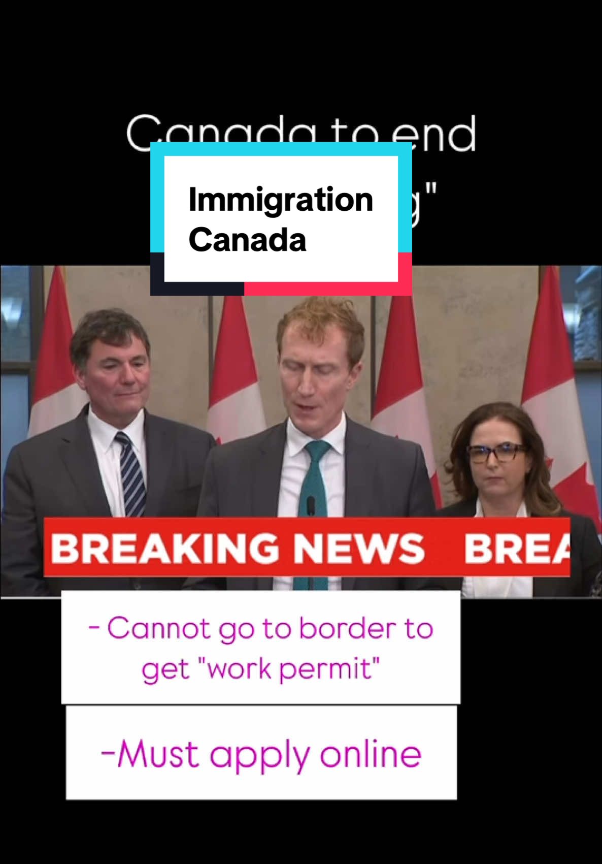 Canada immigration to end flagpoling which allows applicants to apply for work permit at POE #immigration #immigrationconsultant #immigrationcanada #immigrationcanada🇨🇦 