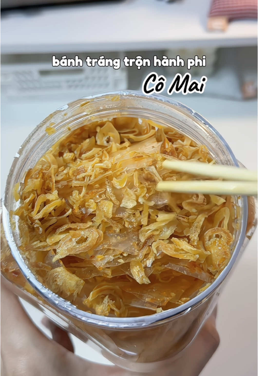 bánh tráng trộn hành phi Cô Mai #banhtrangtronhanhphi #banhtranghanhphi #banhtrang #comai #unboxing #viral #xuhuong #fyp 