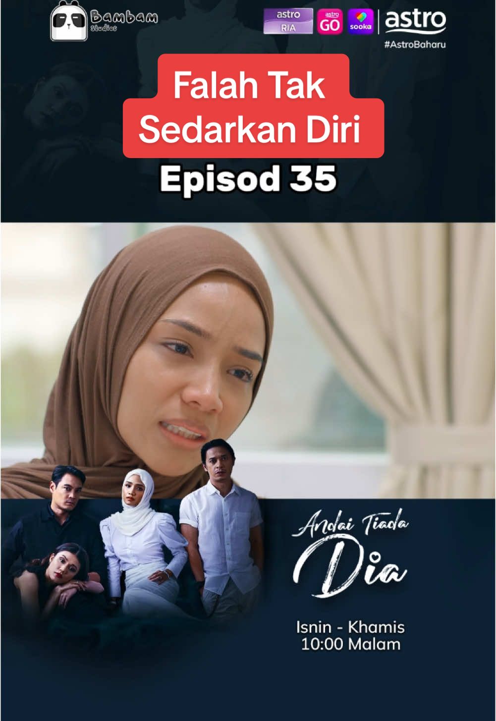 Sedihnya hari Suri bila tengok Falah macam ni..@Zahiril Adzim @Ummi nazeera @Hisyam Hamid7 @ROSNAH JOHARI RJ  #AndaiTiadaDia #ATD #megadrama #astromalaysia #sookamalaysia #bambamstudios #malaydrama #trending #AstroBaharu #DramaTikTok #sembangentertainment #dramaviral #fypシ#SembangMovie #BamBamStudios #KongsiBersama #KongsiCerita 