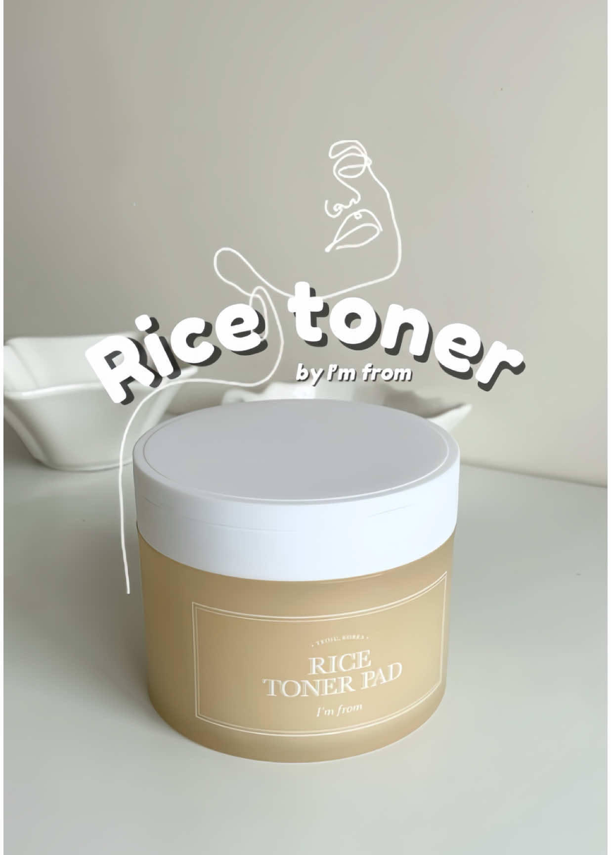 ❗️it’s finally hereeee the milkiest toner pad! Help reduce dark spots & hyperpigmentation ✨ #imfromricetoner #ricetoner #rice #tonerpad #toner #imfrom 