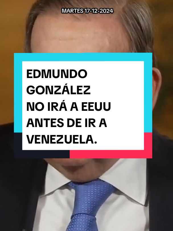 Martes 17/12/2024 🇻🇪 Entrevista: David Placer Edmundo González Urrutia no irá a Estados Unidos antes de ir a Venezuela. Además precisó que ya tiene en mente a los principales colaboradores de su equipo de gobierno, los cuales podrían ser anunciados incluso el mismo 10 de Enero de 2025. @Edmundo González Urrutia @María Corina Machado  #venezuela #fypp #fyppp #politica #europa #estadosunidos #latinos #cuba #madrid 