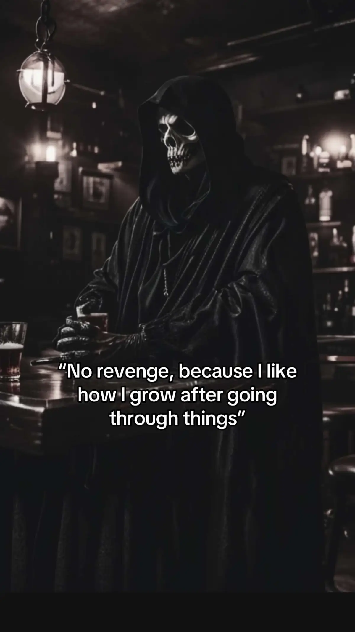 No revenge, just lesson learnt #fypシ #grimreaper #thoughts #quotes #norevenge #growth #viralvideo #deepthoughts 