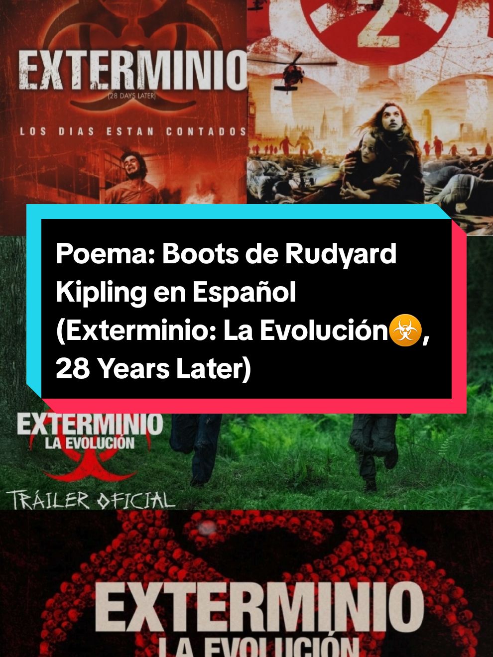 Lectura de Boots de Rudyard Kipling en Español adaptado e interpretado por mi con motivo de #28yearslater #fyp #paratiiiiiiiiiiiiiiiiiiiiiiiiiiiiiii  #ExterminioLaEvolución #exterminio #poem #poema #28dayslater #zombie #rudyardkipling #boots @Sony Pictures México 