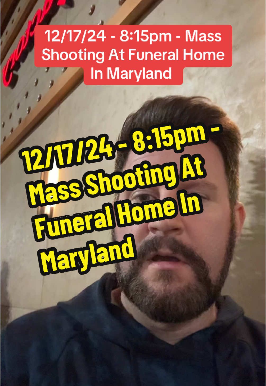 12/17/24 - 8:15pm - Mass Shooting At Funeral Home In Maryland #Maryland #Baltimore #Townsend #MassShooting #Funeral #Funeralhome ##Injured##Tragic##America##USA##News##BreakingNews