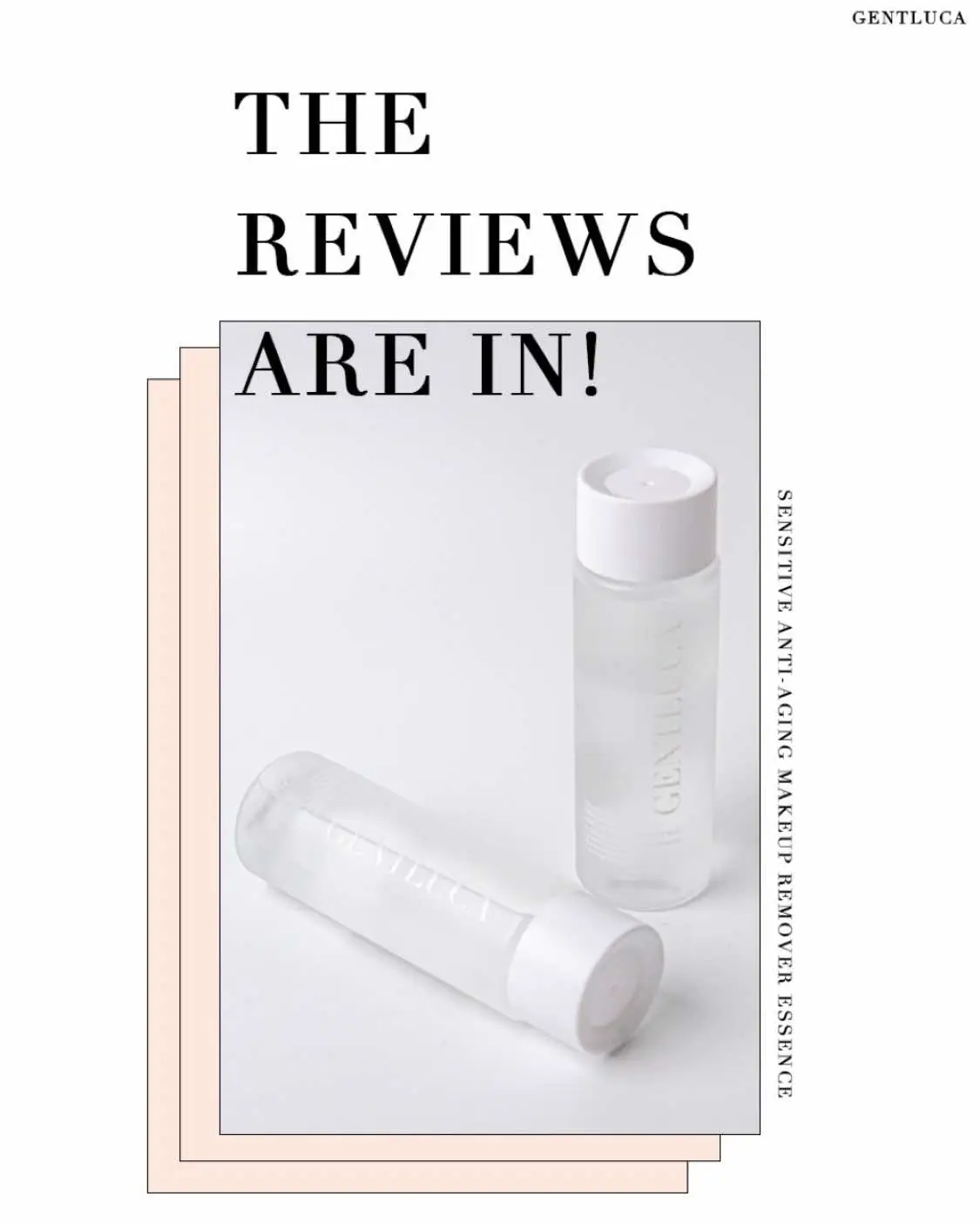 “ใช้ดีมาก ไม่แสบตา ตาไม่พร่า สะอาด ชุ่มชื้น อ่อนโยน คุ้มราคา พกพาสะดวก” Sensitive anti-aging makeup remover essence   Reviewed by our Shopee customers #gentluca #gentlucathailand #makeupremover #antiaging 