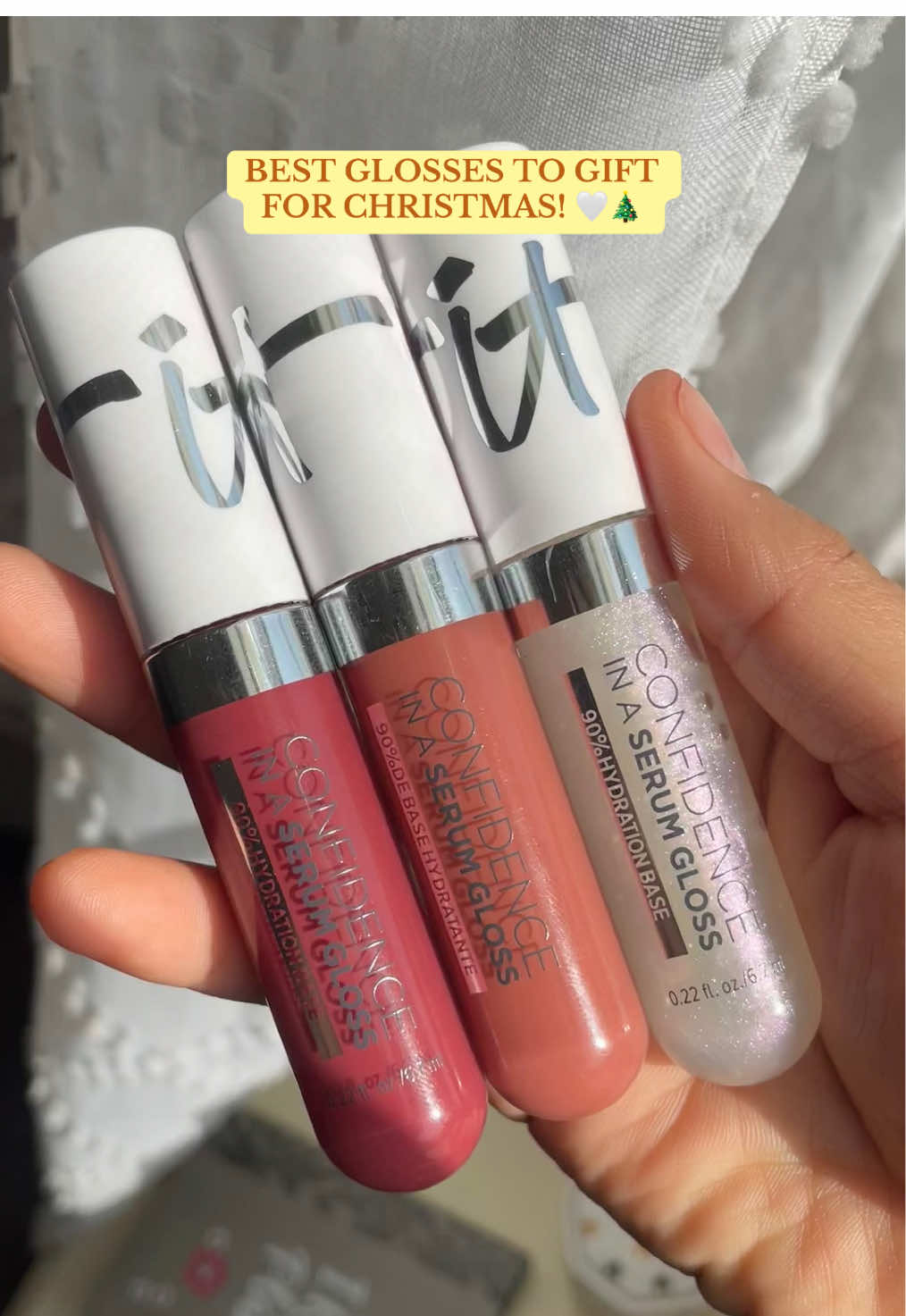 @IT Cosmetics love these gloses 🎀 #itcosmeticspartner #itcosmetics #glosses #pielmorena #christmasgiftideas #giftideas #christmasgiftsideas #lipgloss #lipcombo #xmasgiftideas 