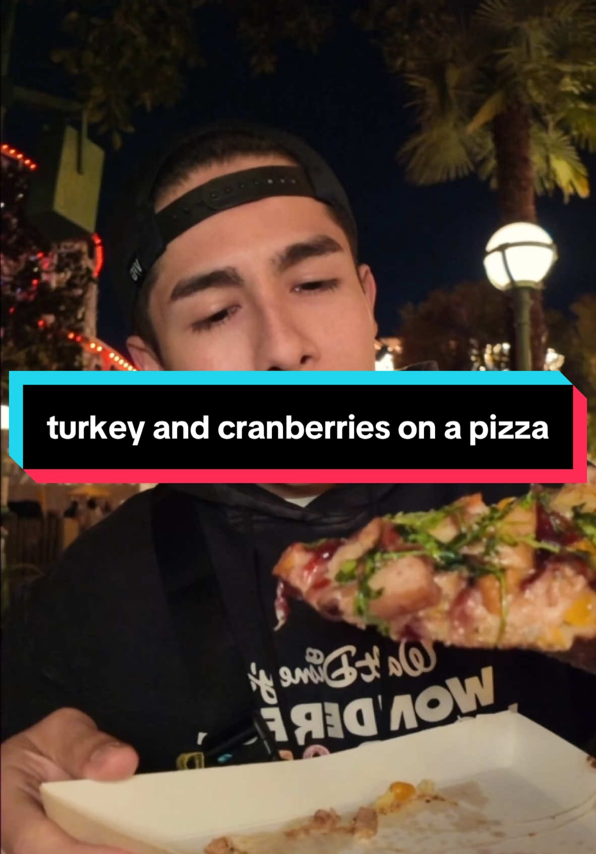 If it’s a specialty pizza, you know I’m gonna try it 🙂‍↕️😂 this was good. Not birria pizza or cheeseburger pizza good… but still good 🤘🏽 I love Thanksgiving dinner inspired dishes so I was happy with this 🦃😂 @Disney Parks  📍 Boardwalk Pizza & Pasta 🦃 Holiday Pizza 💳 $9.49/slice $47.79/whole pie #disneyeats #disneyparks #disneyland #disneyresort #pizza #turkeydinner #holiday #holidaydinner #Foodie #disneyfoodie #disneytiktok #festivalofholidays