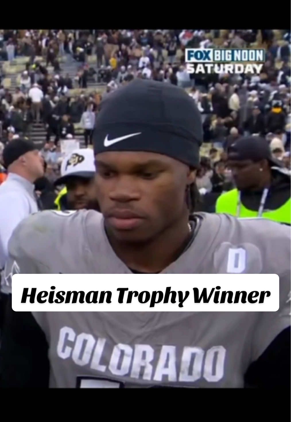 Congratulations Travis Hunter!!! #heisman #sports #reporter #sideline #awards #sportsmanship #football #college 