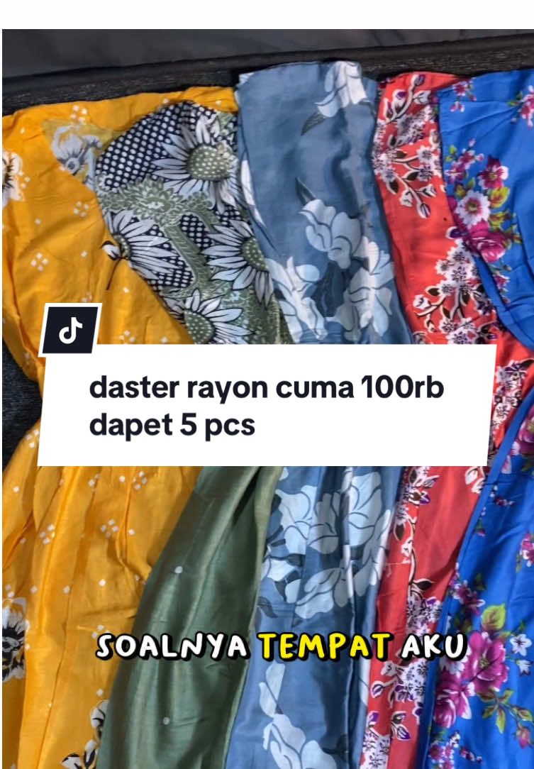 daster rayon cuma 100ribuan 5pcs #dasterrayon #dastermurah #dasterkekinian #dasterviral 