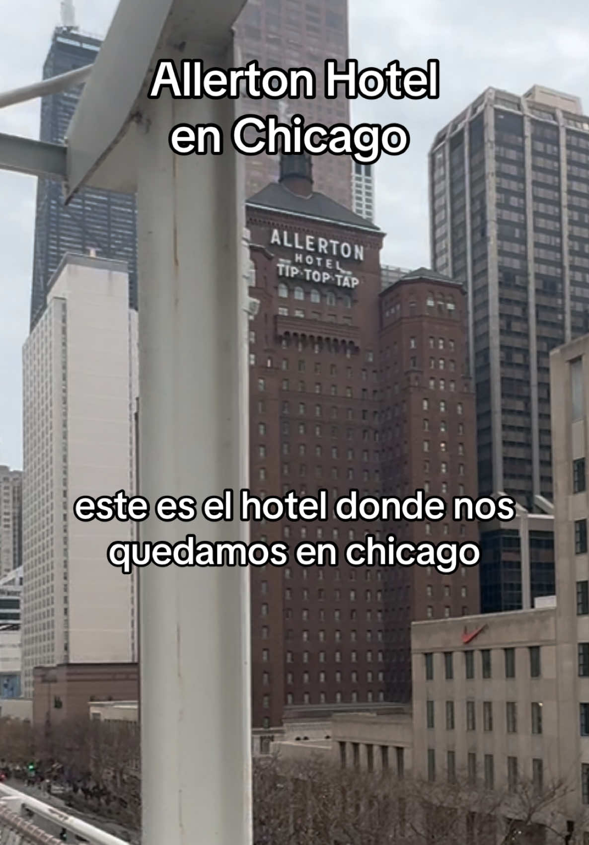 El hotel donde nos quedamos en Chicago. #boricua #traveltips #viaje #chicagohotels #hoteles 
