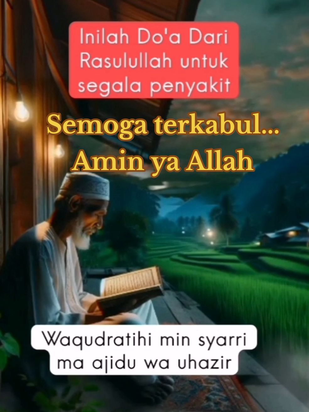 doa dari Rasulullah..semoga jadi penawar...Amin #fyp #beritaviral #TikTokCreatorSummitID #sunnahrasul #TikTokAwardsID #doa 