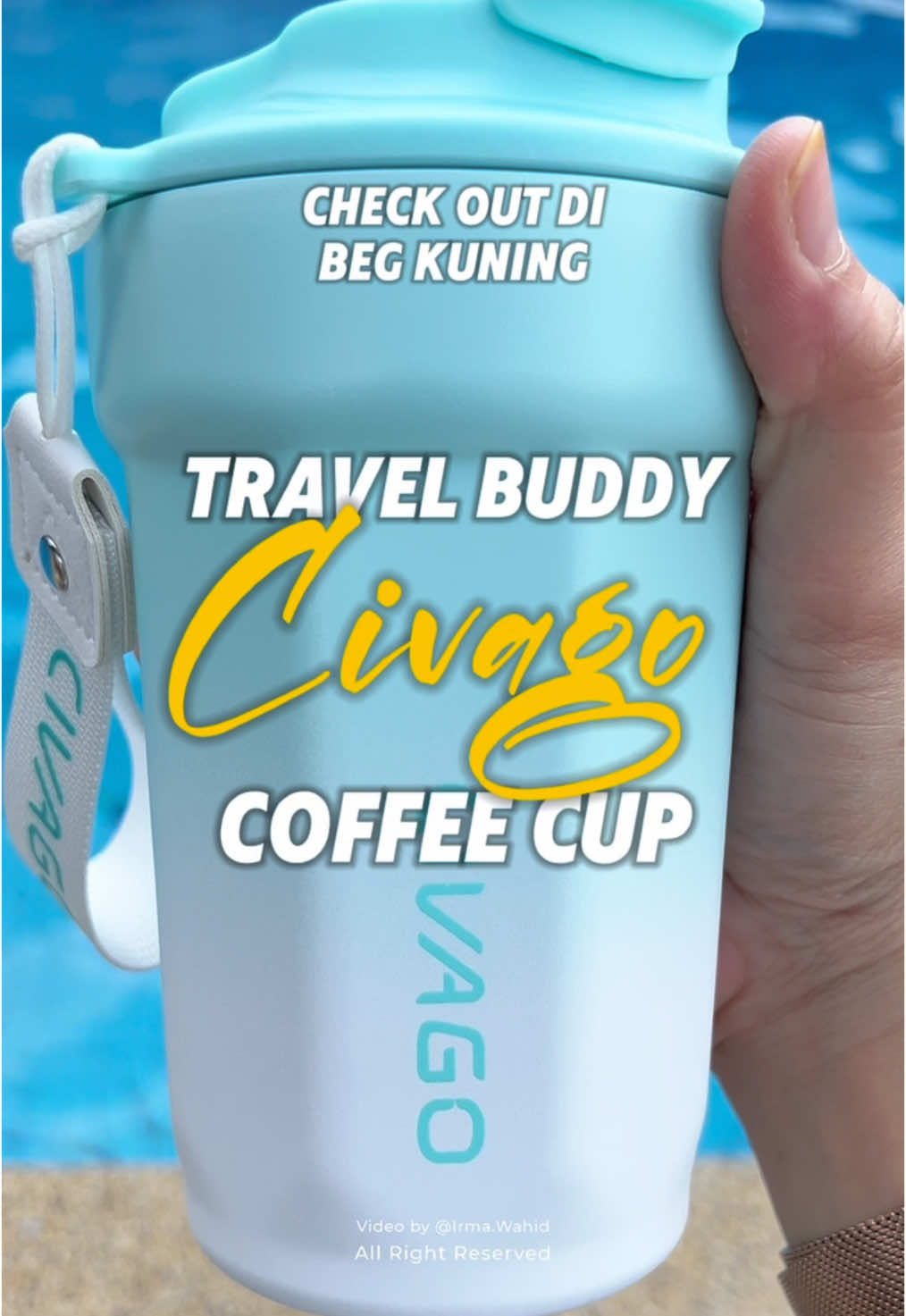 Tumbler travel wajib bawa ke mana saja! Reka bentuk elegan, tahan lama, dan tahan sehingga 12 jam panas & 24 jam sejuk. ✨ 💼 Sesuai untuk kerja, travel, atau aktiviti outdoor. 🌟 #produkreview #irmabagireview  #CivagoCoffeeCup #TravelTumbler #StayHotStayCool #coffeetime #coffecup #sleekdesign #coffeelover 