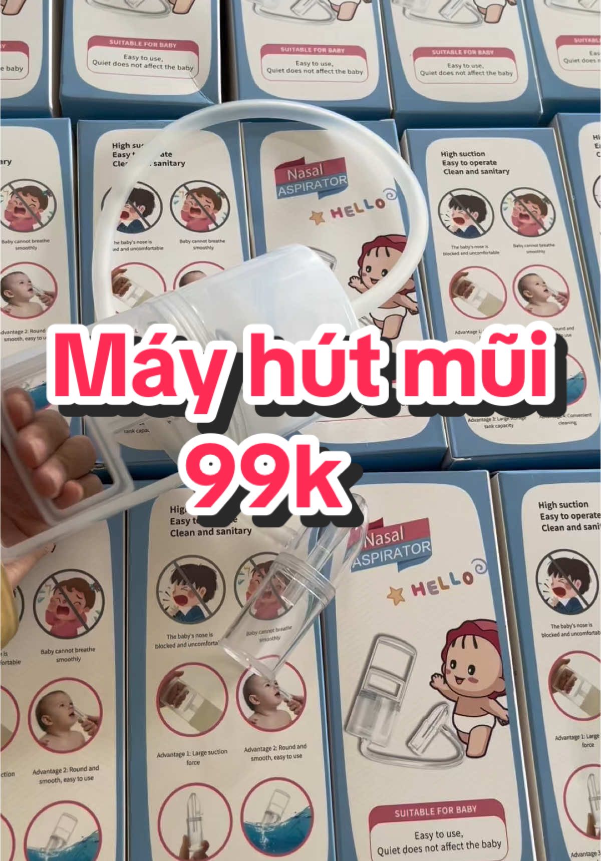 Máy hút mũi nay sale đậm đà chỉ còn 9x #xuhuong #mayhutmuichobe 