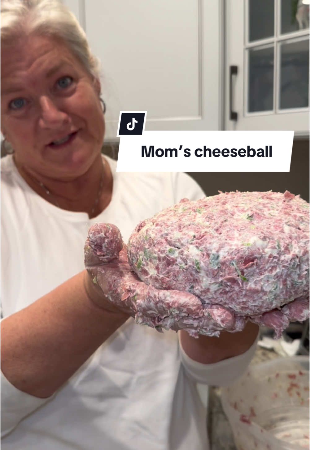 My moms famous cheeseball recipe!! This one is a party favorite and never has leftovers! #food #momsrecipe #Recipe #cheeseball #appetizer #appetizerideas #appetizers