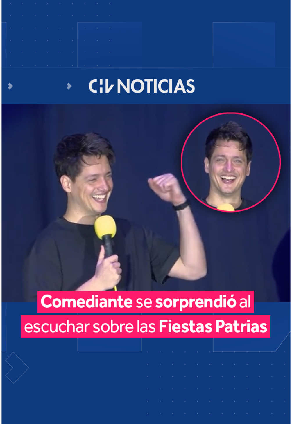 🤭 El comediante argentino Luciano Mellera se sorprendió durante uno de sus shows en Chile tras escuchar cómo son las celebraciones de Fiestas Patrias en el país. 👉 Todo inició luego de que uno de los presentes le explicara a Mellera sus motivos por los que no le gustan las festividades de septiembre. 🤣 A raíz de esa conversación, el humorista conoció los platon típicos del país y que, según el público, es tradición emborracharse. ¿Estás de acuerdo? #CHVNoticias #CHVNacional #CHVShow