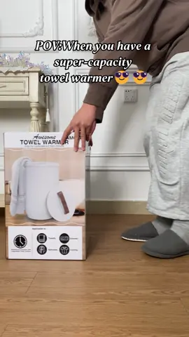 🥵🥵Huge capacity!!#CozyVibes #WinterComfort #hugecapacity #towelwarmer 