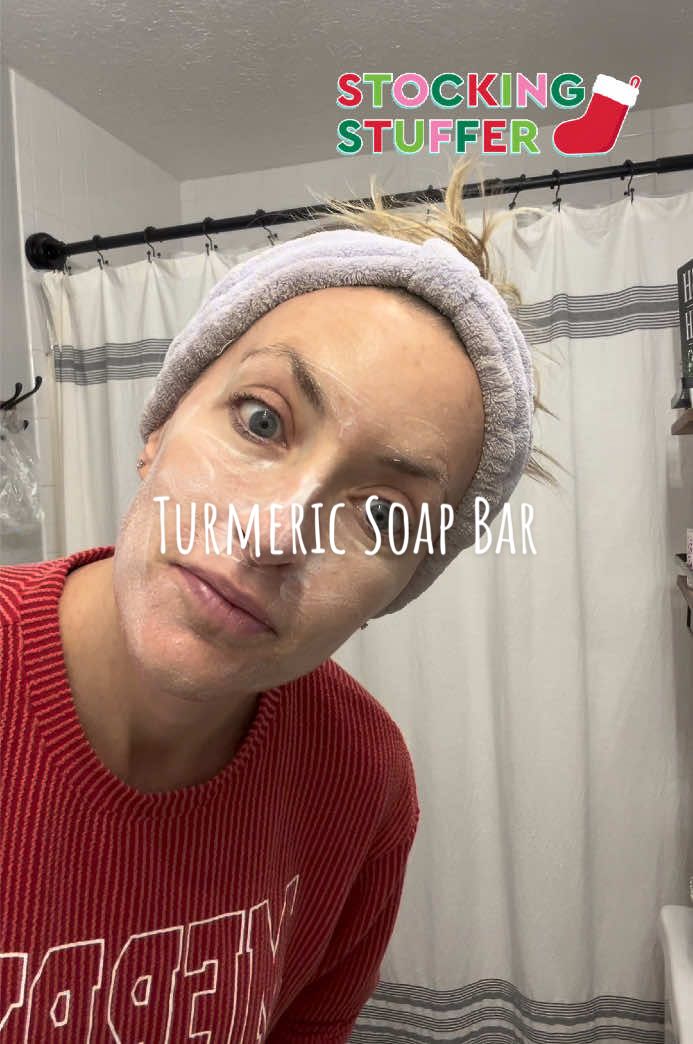 The Power of Turmeric in a soap bar! So many benefits & leaves your skin refreshed & radiant! @AGICEA #turmeric #soapbar #cleanface #headtotoe #cleanser #darkspots #hyperpigmentation #brightens #moisturizes #TikTokShop #finds #tiktokshopfinds #tiktokshopholidaydeals #holidayhaul #gift #giftidea #stockingstuffer #Christmas #fyp