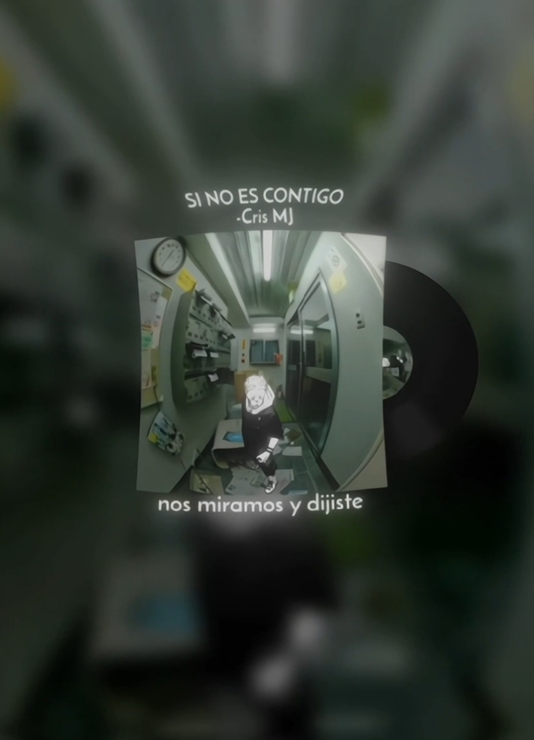 si no es contigo 🎧  #fyp #lyrics #music #sinoescantigo #crismj #song #spotify #TikTokAwardsID 