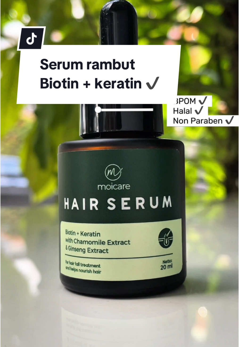 Serum penyelamat rambut rontok, harganya jg ga mahal #hairtreatment #haircareroutine #hairserum #moicareindonesia #graciosale 