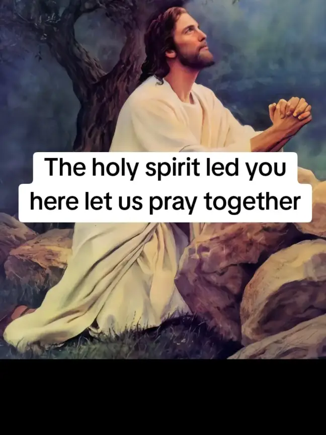 The holy spirit led you here let us pray together.. #holyspirit #spirit #bibleverse #chirstaintiktok #bible #jesuschrist #jesus #fypシ #fyp 