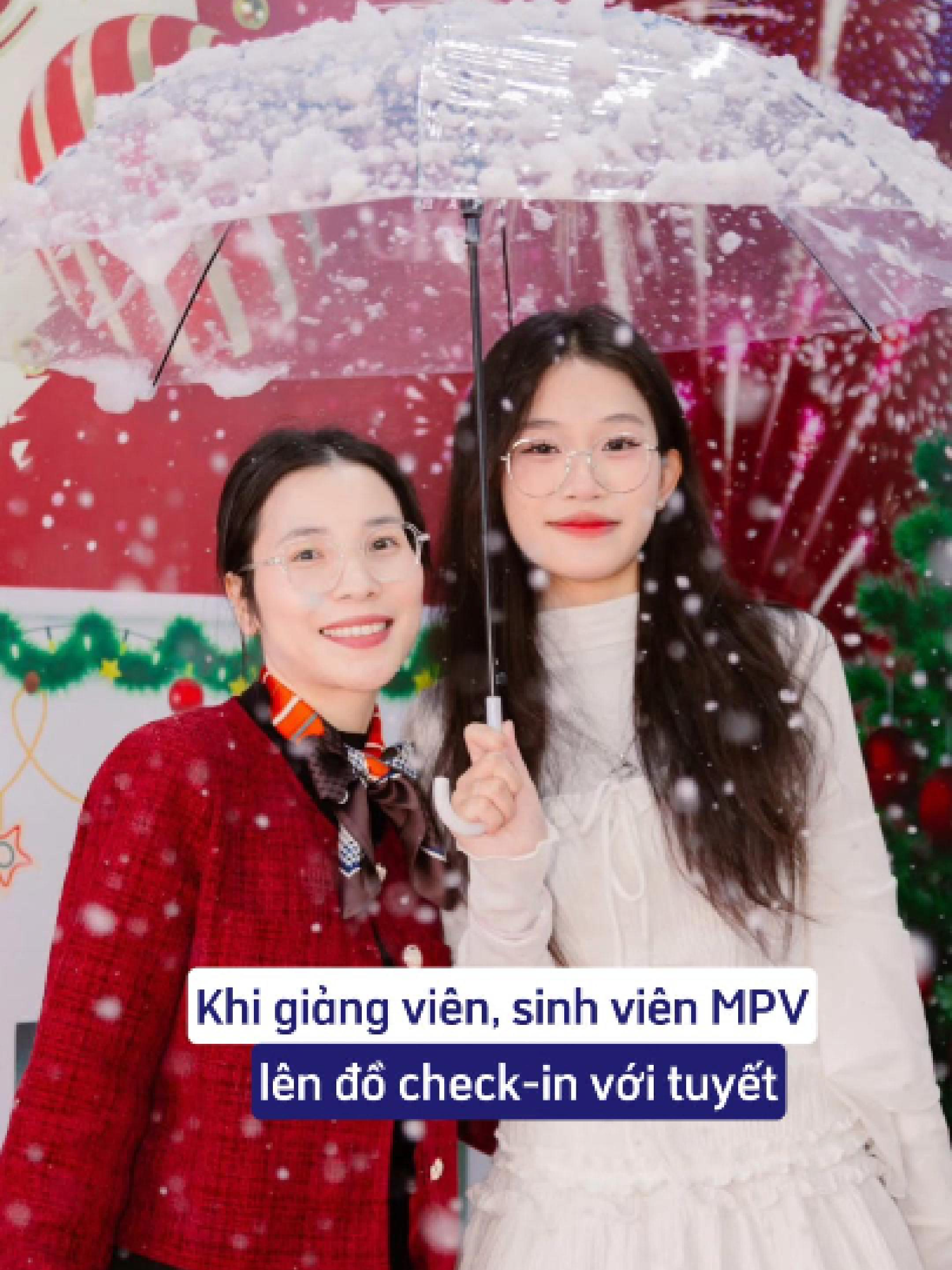 Giáng sinh này ở MPV ai cũng dáng xinh 😆 #MelbournePolytechnicVietNam #FPTeducation