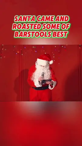 Santa didnt hold back #barstool #barstoolsports #comedy #santa #christmas #jokes #fyp 
