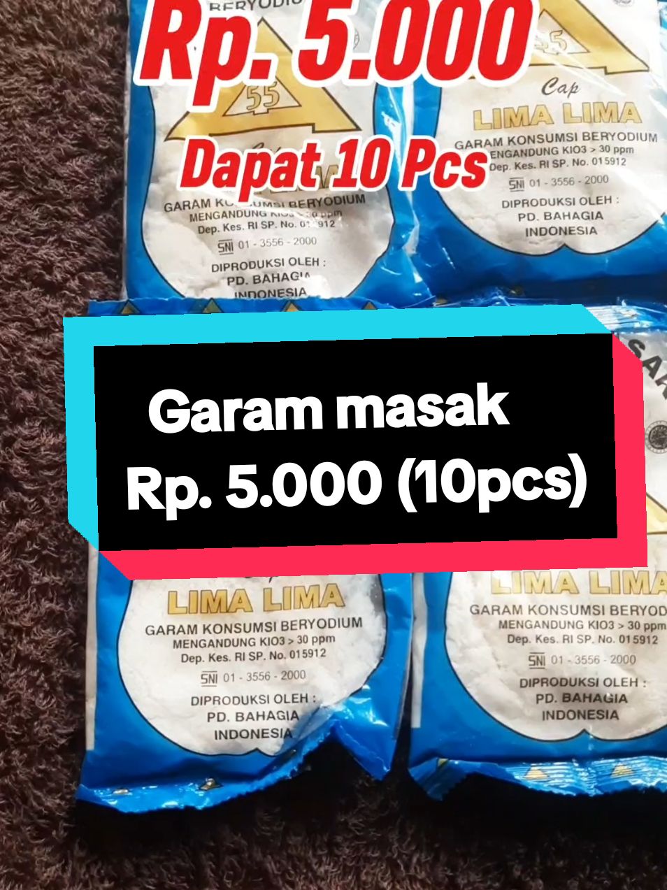 garam masak 10pc 5ribu. langsung CO mumpung stock masih ada.. #garammasak #affiliate #fyp #bismillahfyp #fyppppppppppppppppppppppp 