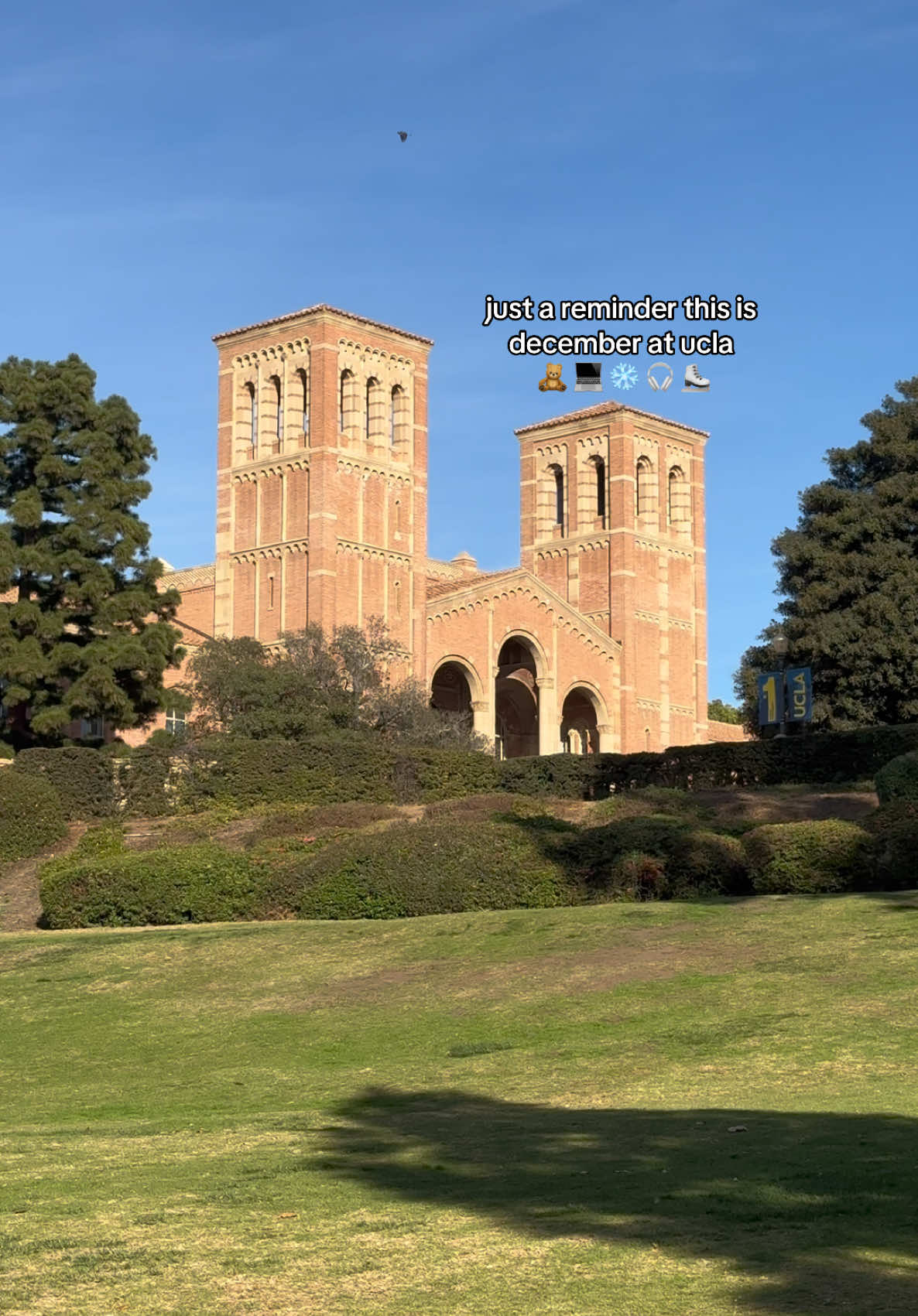 meanwhile there’s a tsunami and tornado warning back in the bay 😭  never taking this weather for granted ☺️ #ucla #collegecampus #dreamschool #studytok #collegeadmissions   #creatorsearchinsights  