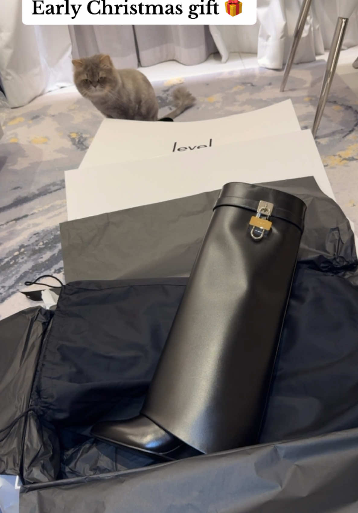 Early Christmas gift 🎄🎁 #givenchy #luxury #spoiled #luxuryitems #givenchyboots #Love #loved #spoiled #gorgeous #fashion #givenchybeauty #dubai #uae #sahmlife #fyp #unitedarabemirates 
